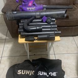 Sun Joe 14-Amp 4-in-1 Electric Blower Purple 