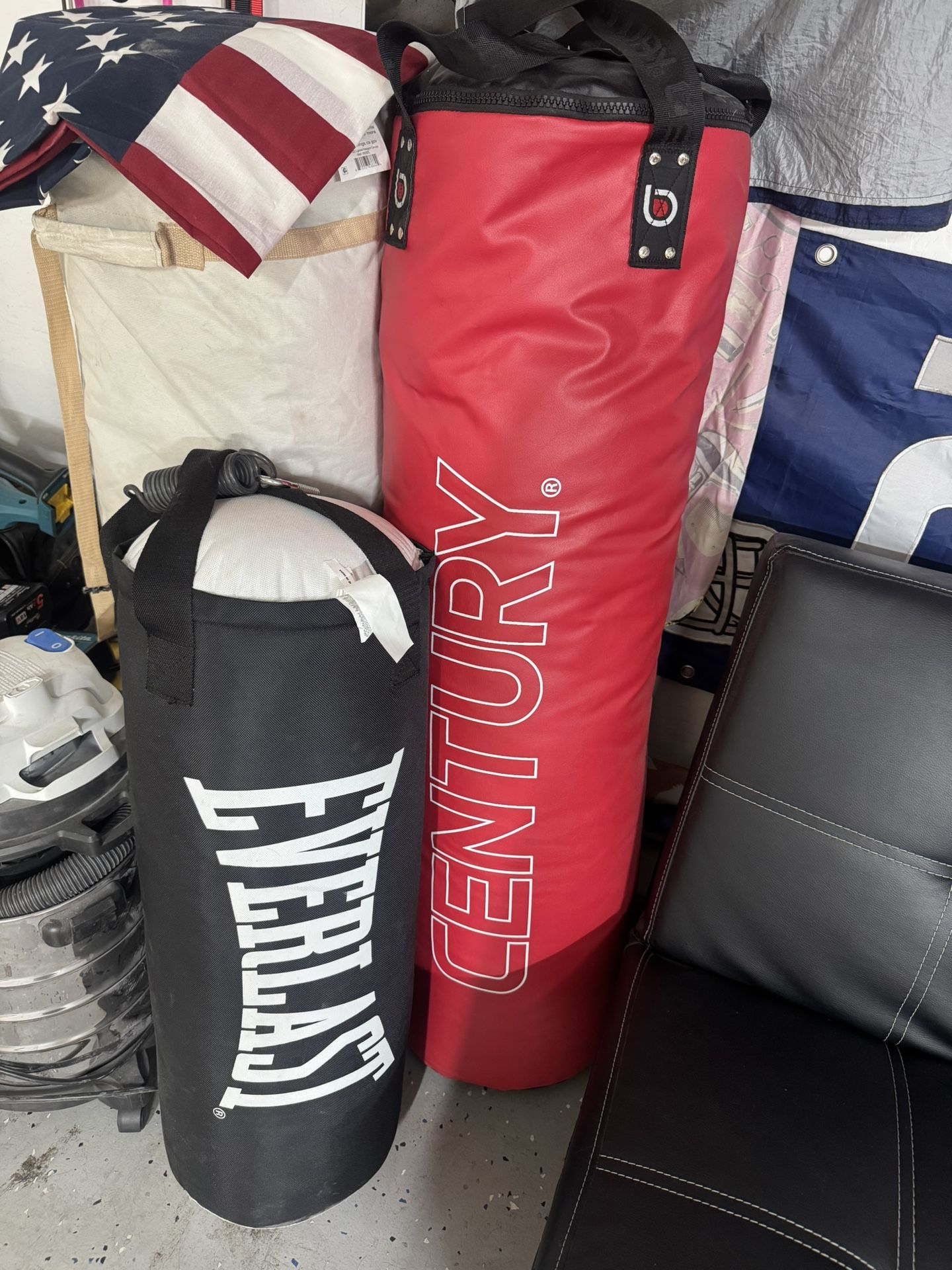 punching bags both for $100 firm