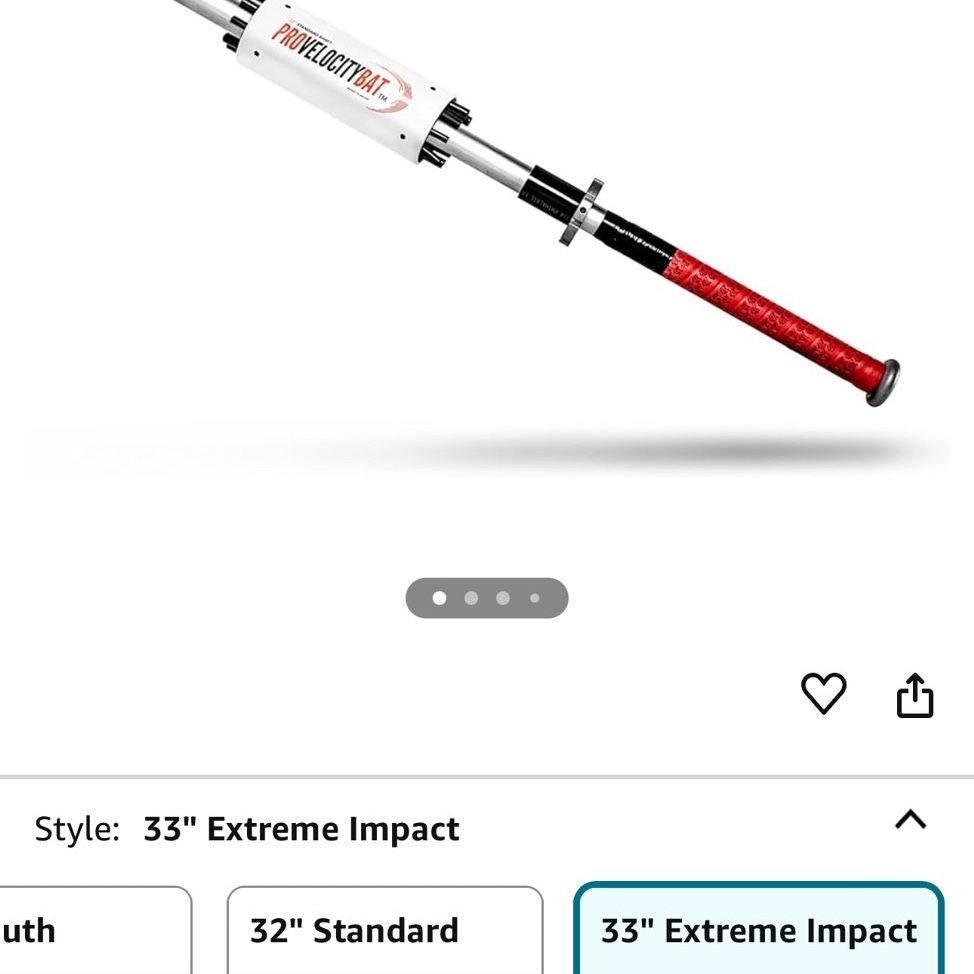 Lot De 2 Battes D'entraînement Velocity - Force Et Vitesse (Baseball)