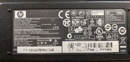 HP Laptop Notebook Charger