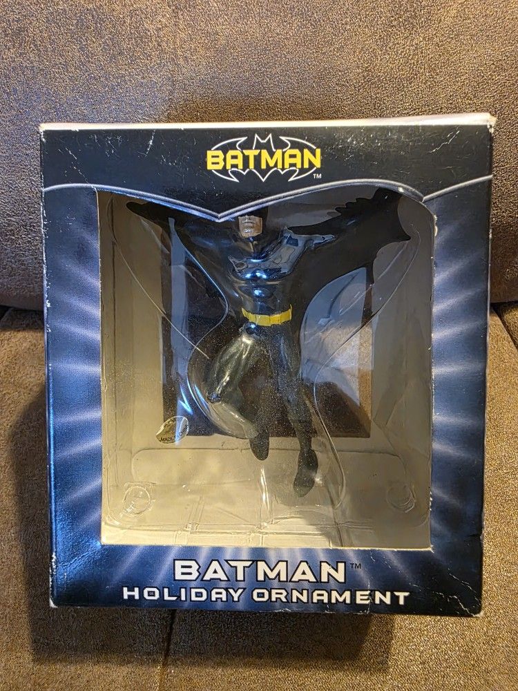 WB BATMAN - BATMAN - HOLIDAY ORNAMENT by DC COMICS KURT S ADLER NEW