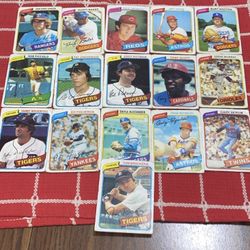 1980 baseball cards 