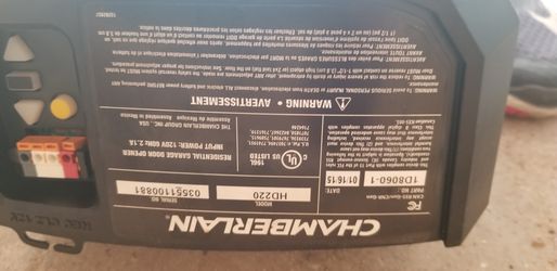 Chamberlain Garage Opener