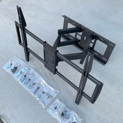 (New) $39 Large Swivel 37-75” TV Wall Mount Bracket, VESA 600x400mm, Max Weight 110 LBS