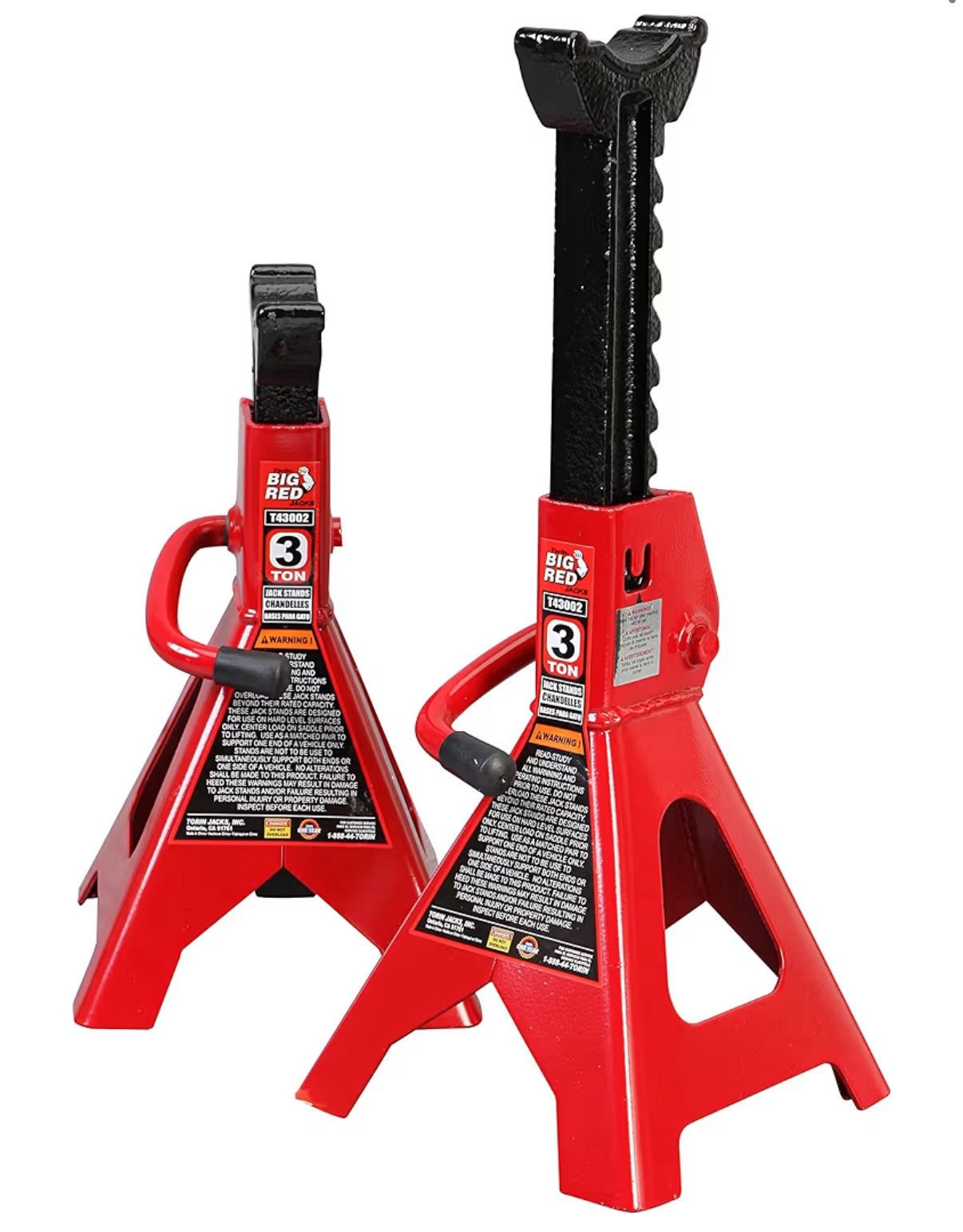 BIG RED T43202 Torin Heavy Duty Steel Jack Stands