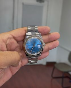 Rolex datejust 41mm blue Roman dial
