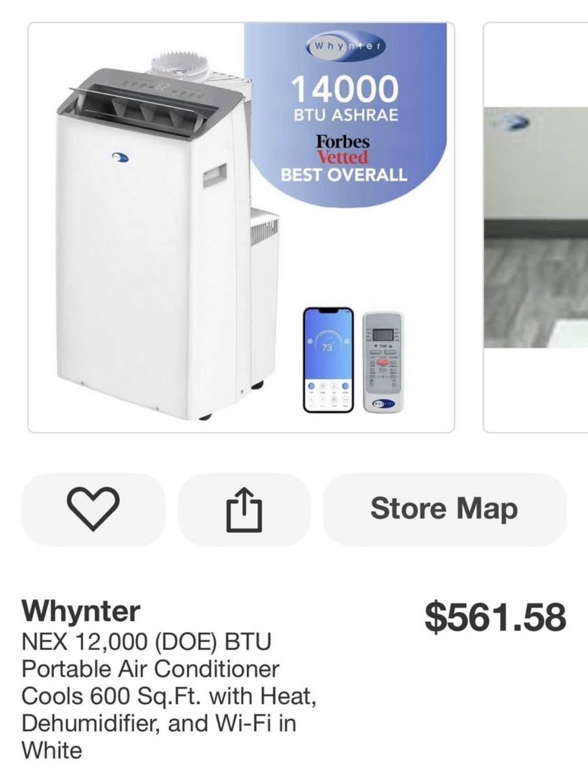 Whynter Portable Air Conditioner And Heat And Dehumidifier
