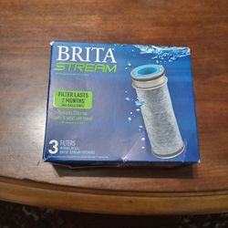 Brita Stream BPA Free Pitcher Replacement Water Filter 3ct.