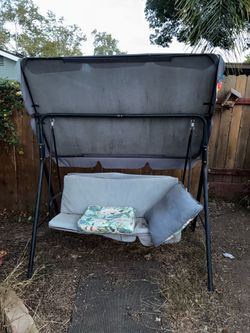 Patio Swing with Canopy