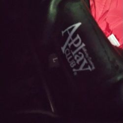 black leather jacket by APlay and silver seven