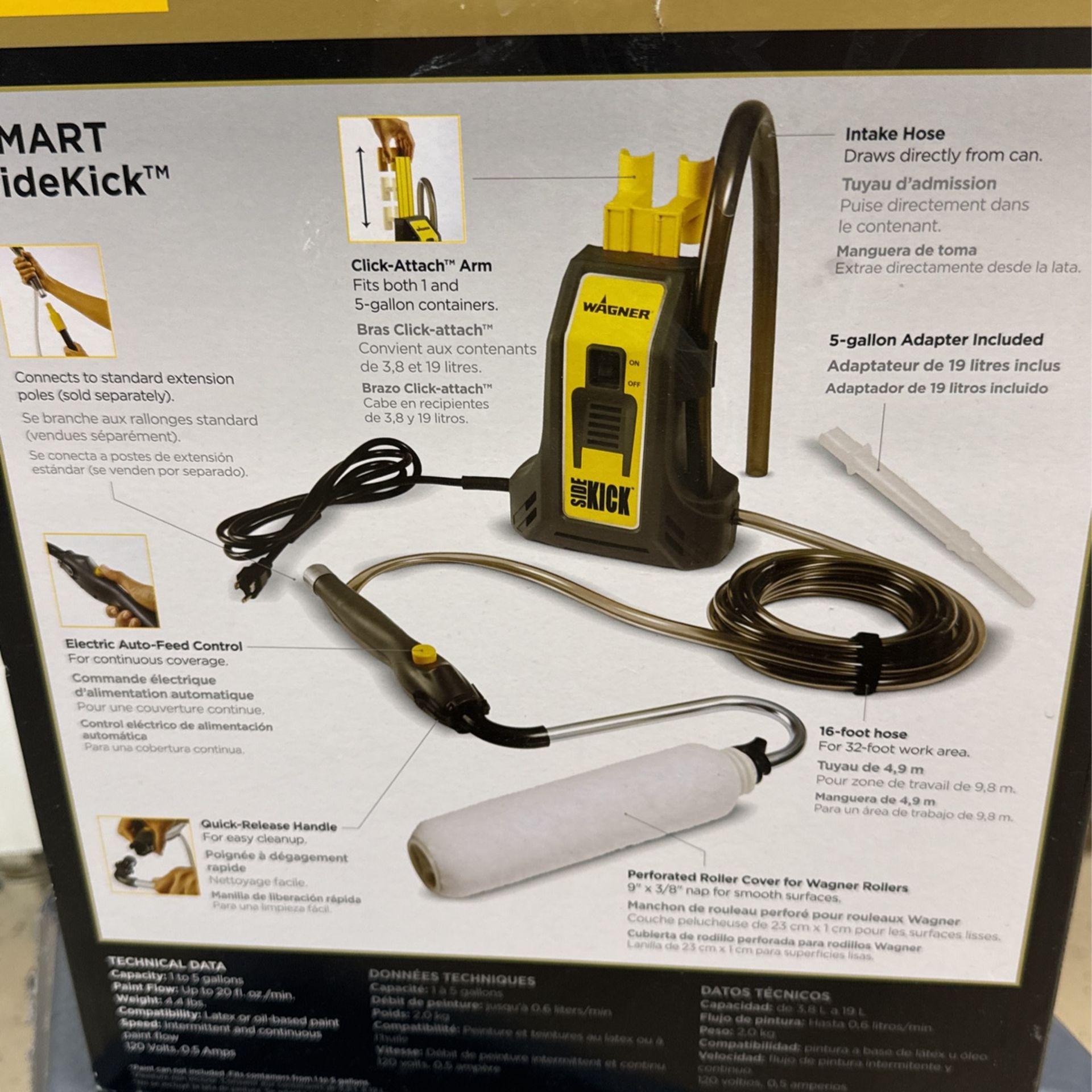 Wagner Smart Sidekick Multi Power Room Roller for Sale in 