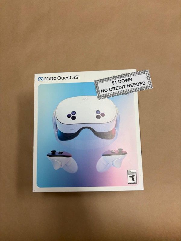 Meta Quest 3s Brand New Gaming Console - Only $1 Today Pay The Rest Later!