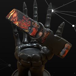 Handmade Trik R Treat Dog Collar 