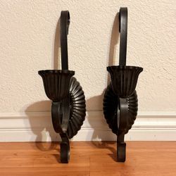 Metal Candle Wall /candelebros De Pared