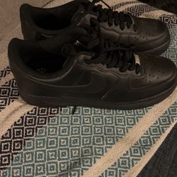 Black Air Force Ones 95.00