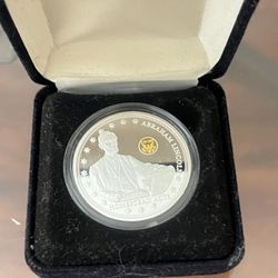 Abraham Lincoln Homestead Acts Silver Medal WITH Presentation Box