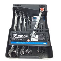 NEW Performance Tool Standard 7-Piece Ratcheting Wrench Set 