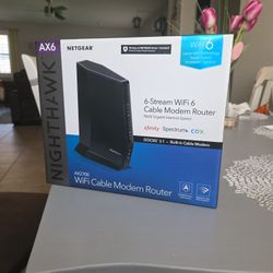 Netgear Nighthawk CAX30 6-Stream WIFI 6 Cable Modem Router