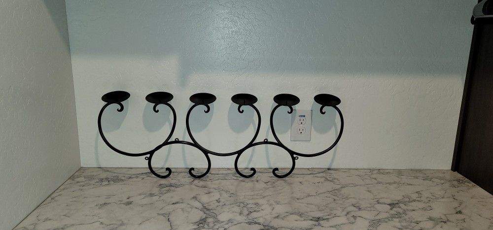 Decorative Wall Mounted Metal Candle Holder