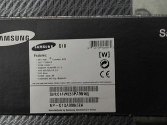 Collectable Samsung Tablet NP-Q1U