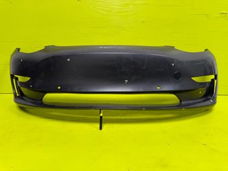 2017 - 2023 Tesla Model 3 Front Bumper Cover w sensor holes OEM