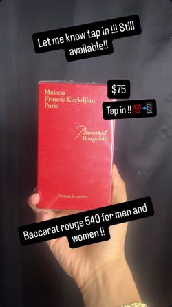 Baccarat rouge 540
