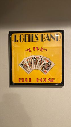 Framed J Geils Lp
