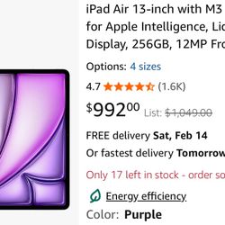 iPad Air 13-inch with M3 chip Built for Apple Intelligence