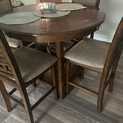 All Wood Kitchen Table And Chairs