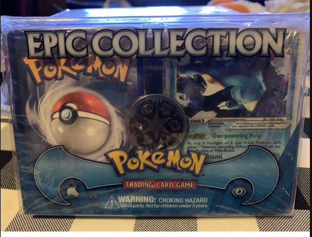 Sealed  2007 Pokemon Epic Collection Feraligatr EX (Unseen  Forces) Deck