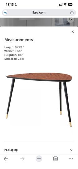 New side tables leaf design