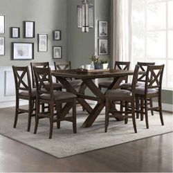 Langston 9-piece Counter-Height Dining Se