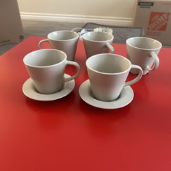 5 Piece Tea Cup Set