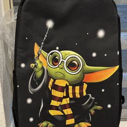 Baby Yoda/Harry Potter Backpack