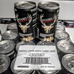 Bucked Up Energy White Gummy Deer 24-Pack
