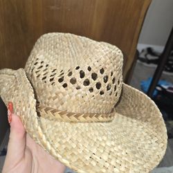 Straw cowboy western hat