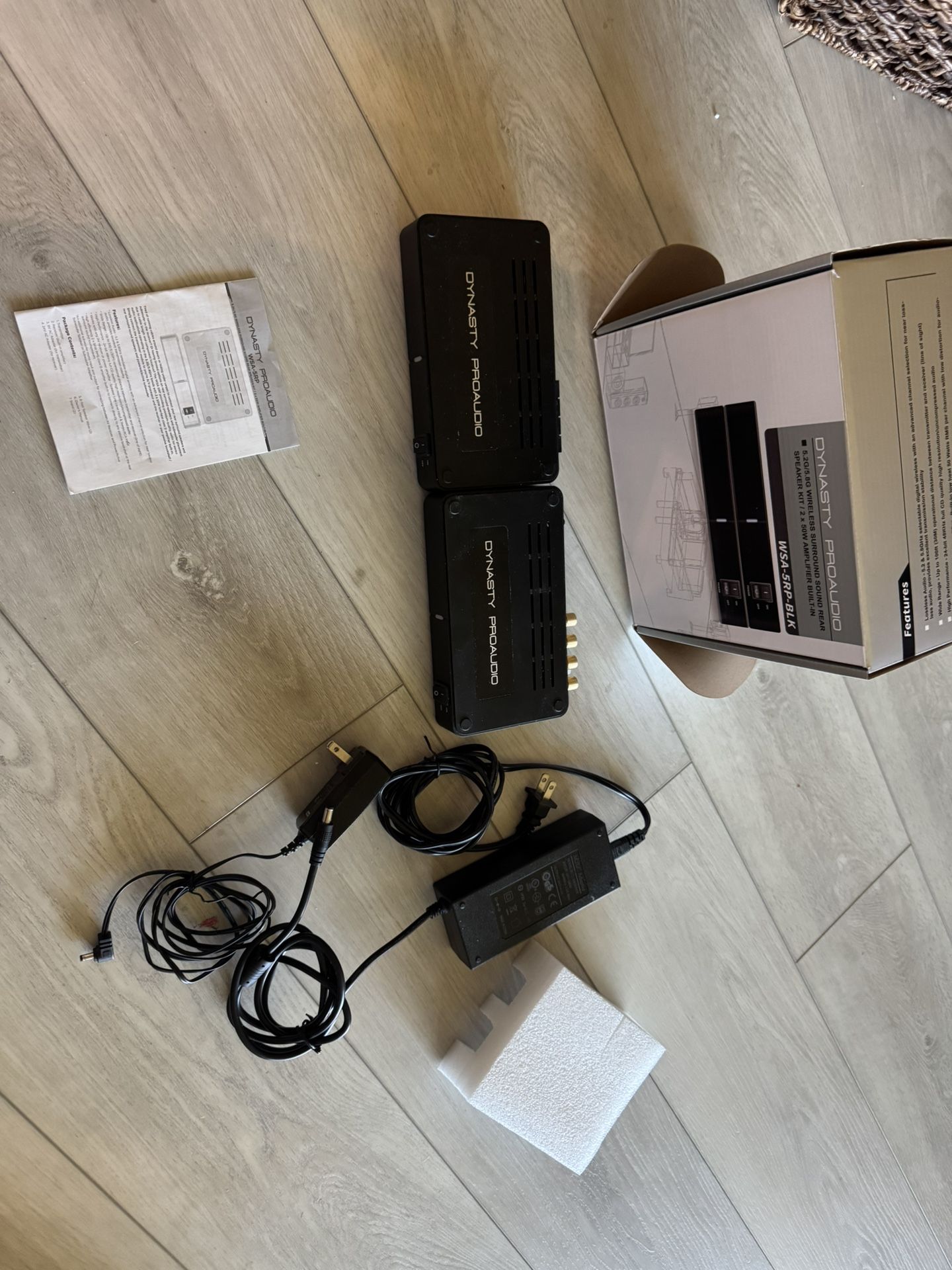 dynasty proaudio wsa-5rp-blk home theater receiver