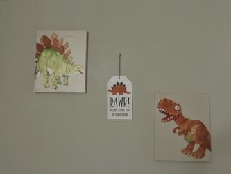 dinosaur wall decor