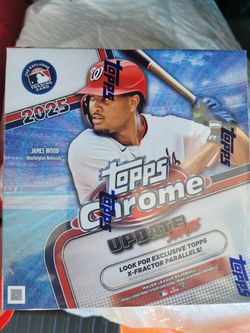Topps chrome update series sealed box