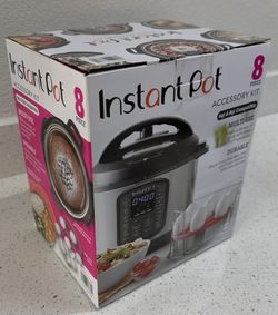 Instant Pot Official Cook/Bake Set, 8-Piece, Compatible with 6-quart and 8-quart cookers, Red