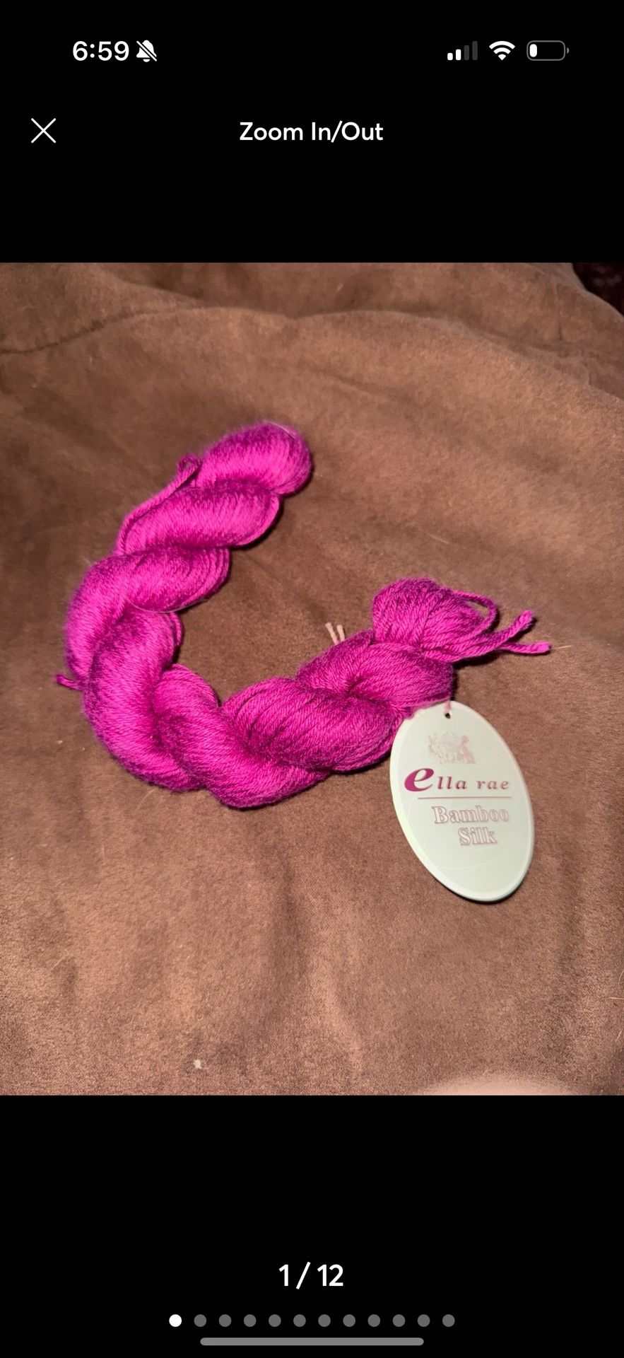 Bamboo Silk Yarn skein