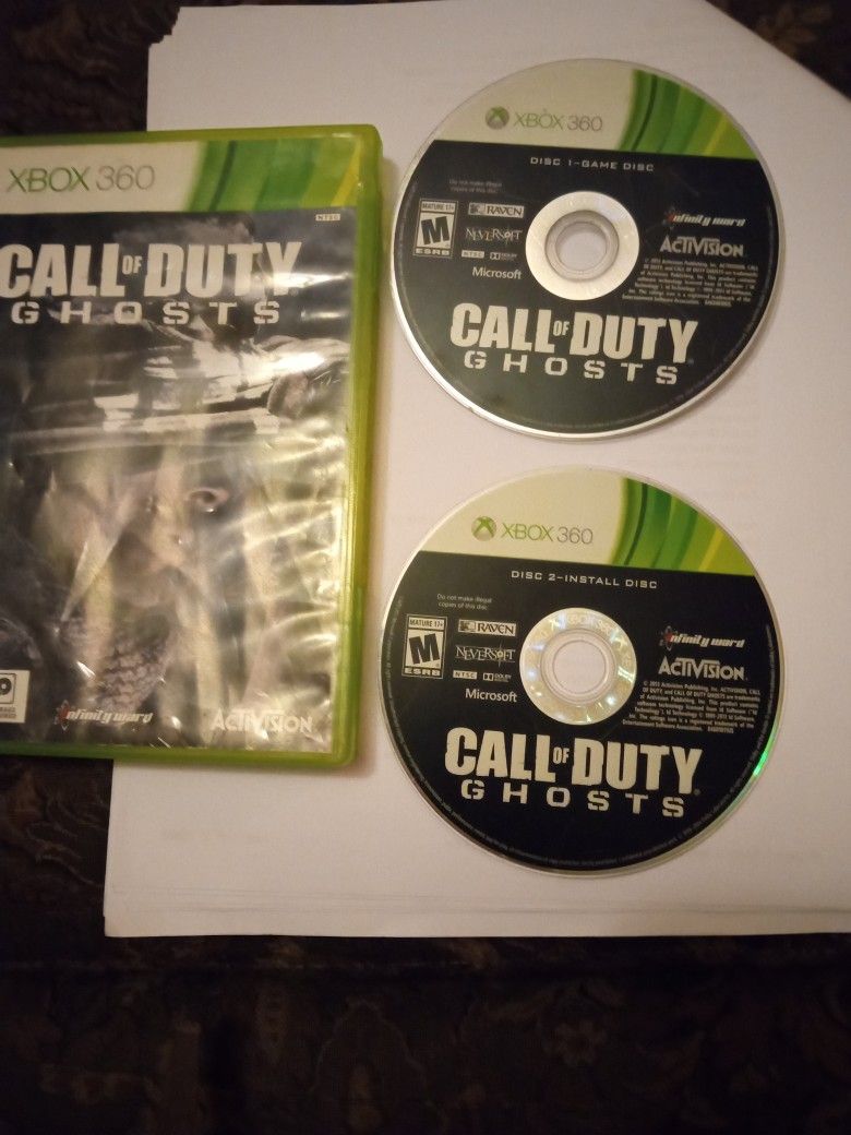 Xbox 360 Call Of Duty 2disc Game