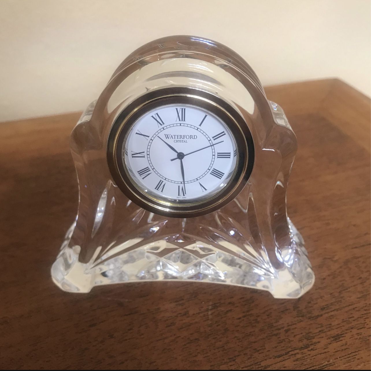 Vintage Waterford Crystal desk clock