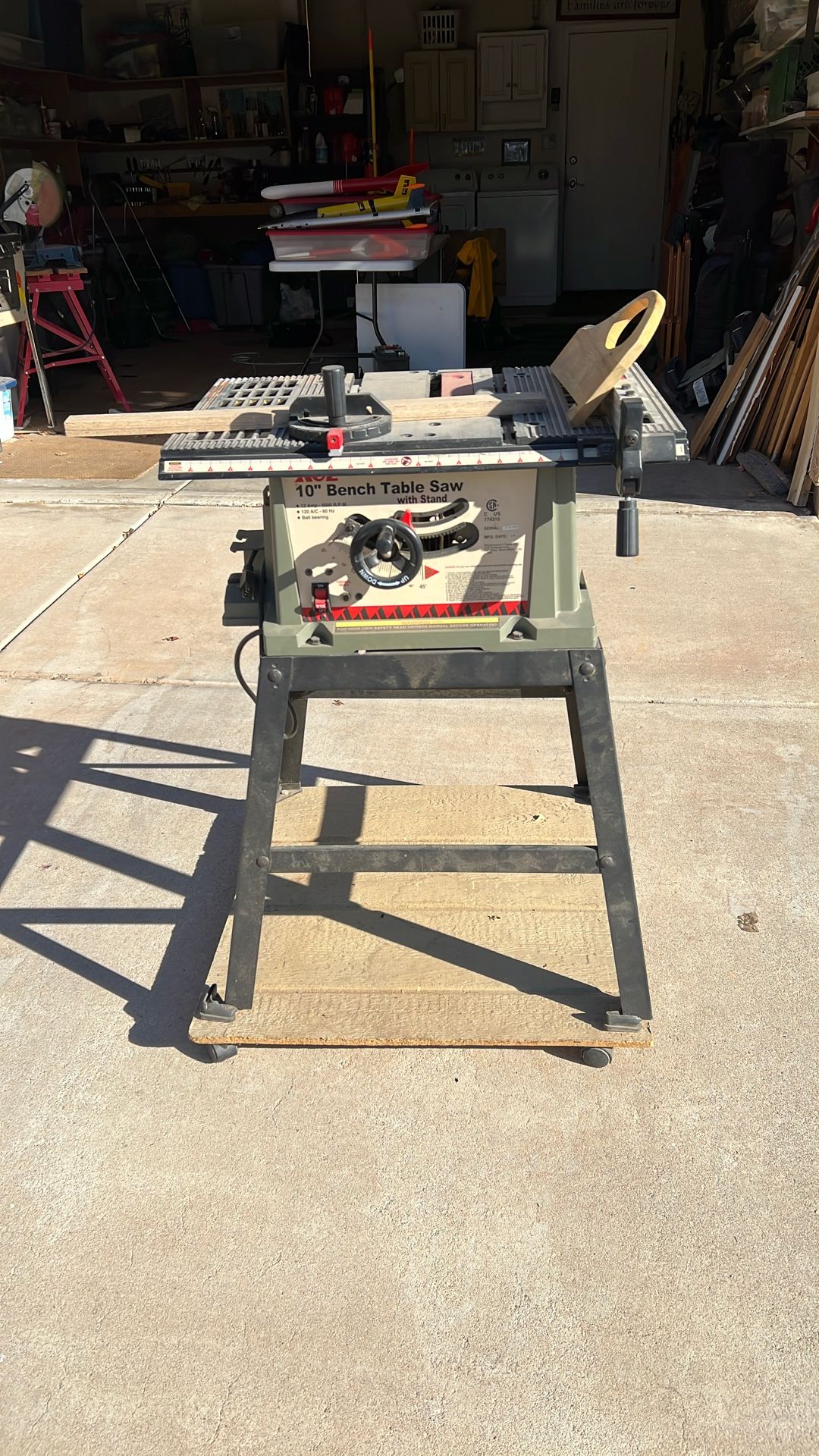 10”. Craftsman Table Saw
