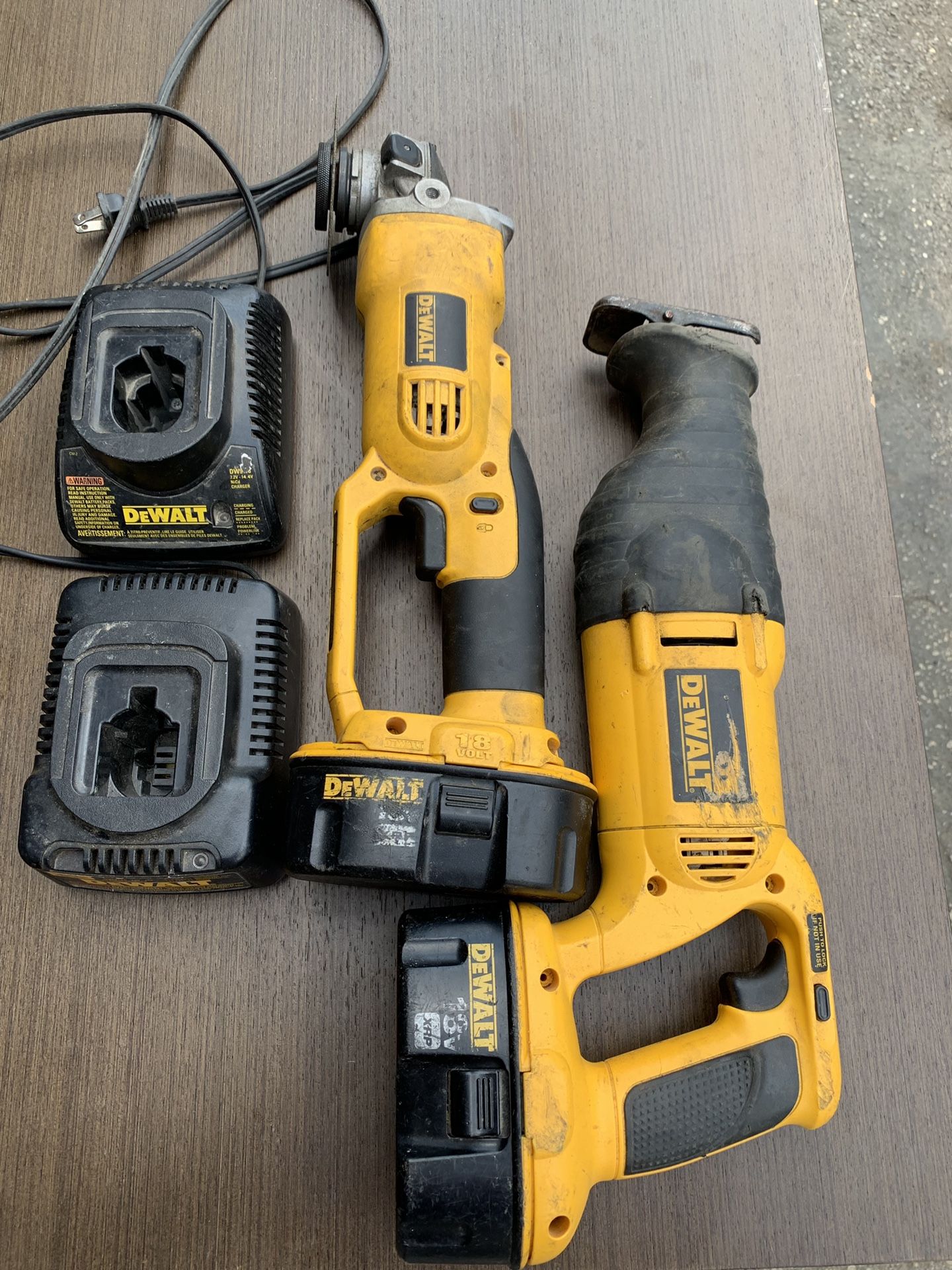 Dewalt saw saw and grinder