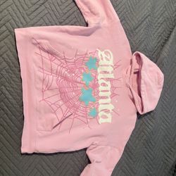 Pink Atlanta Sp5dër pullover hoodie Size small