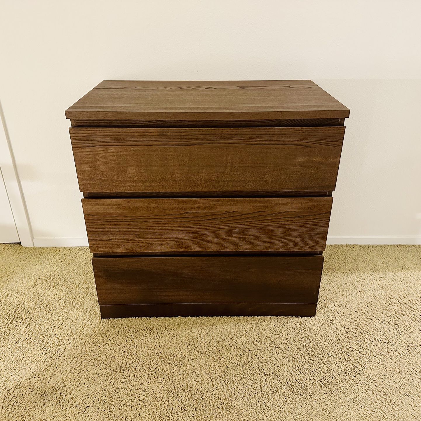 malm dresser brown stained ash veneer Fari Dress in Alia Brown main image 1
