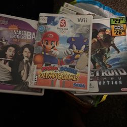 Nintendo Wii 3Game Lot