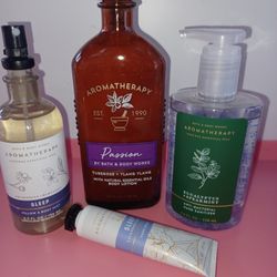 4 Piece Different Bath And Body Works 