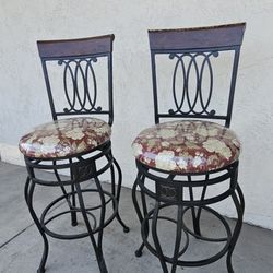 Rotating Bar Stools Vintage Style 